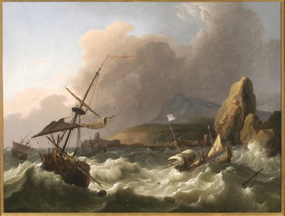 Sturm auf See, 1702 von Ludolf Backhuysen